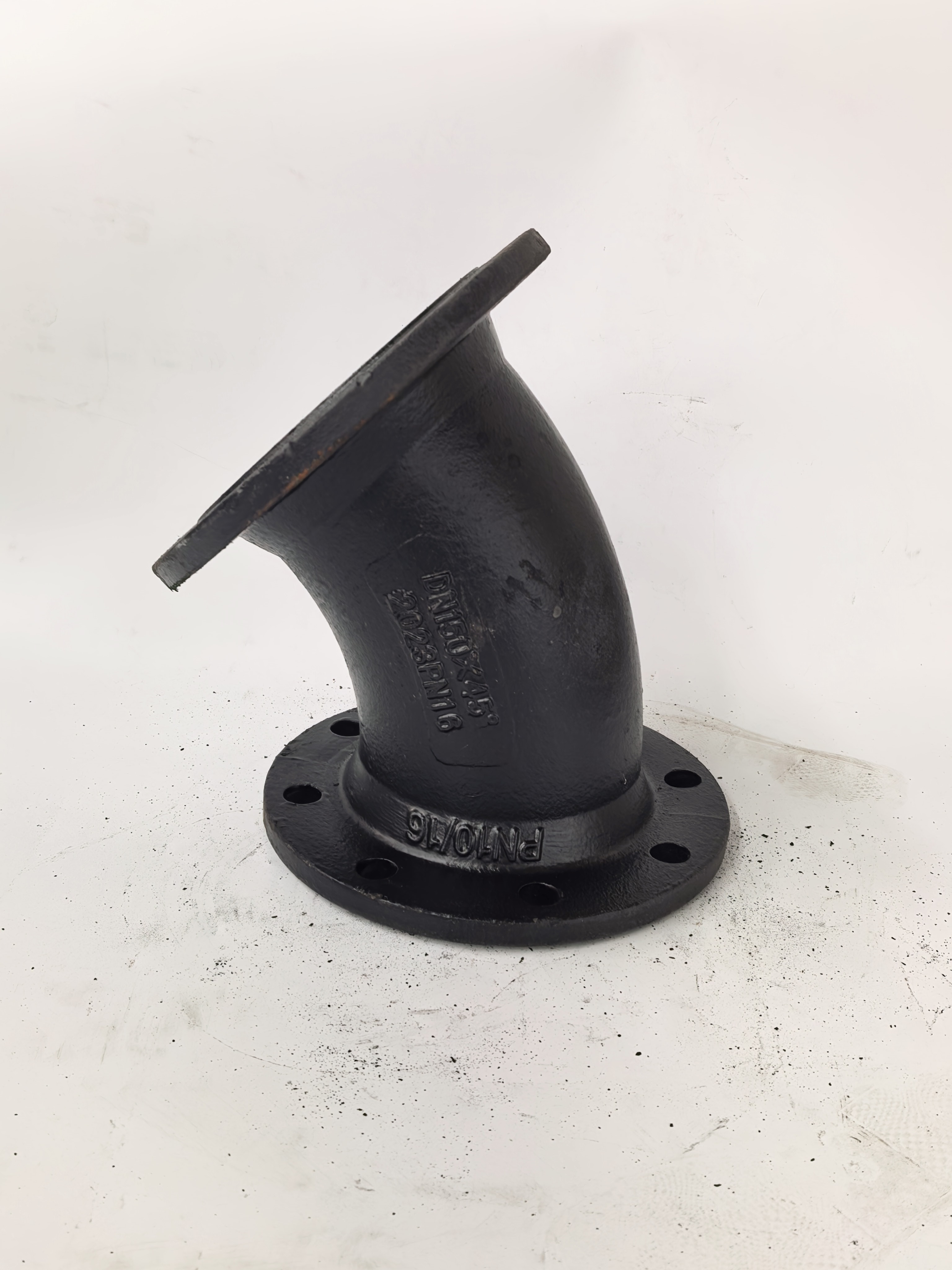 Double disc elbow 45°